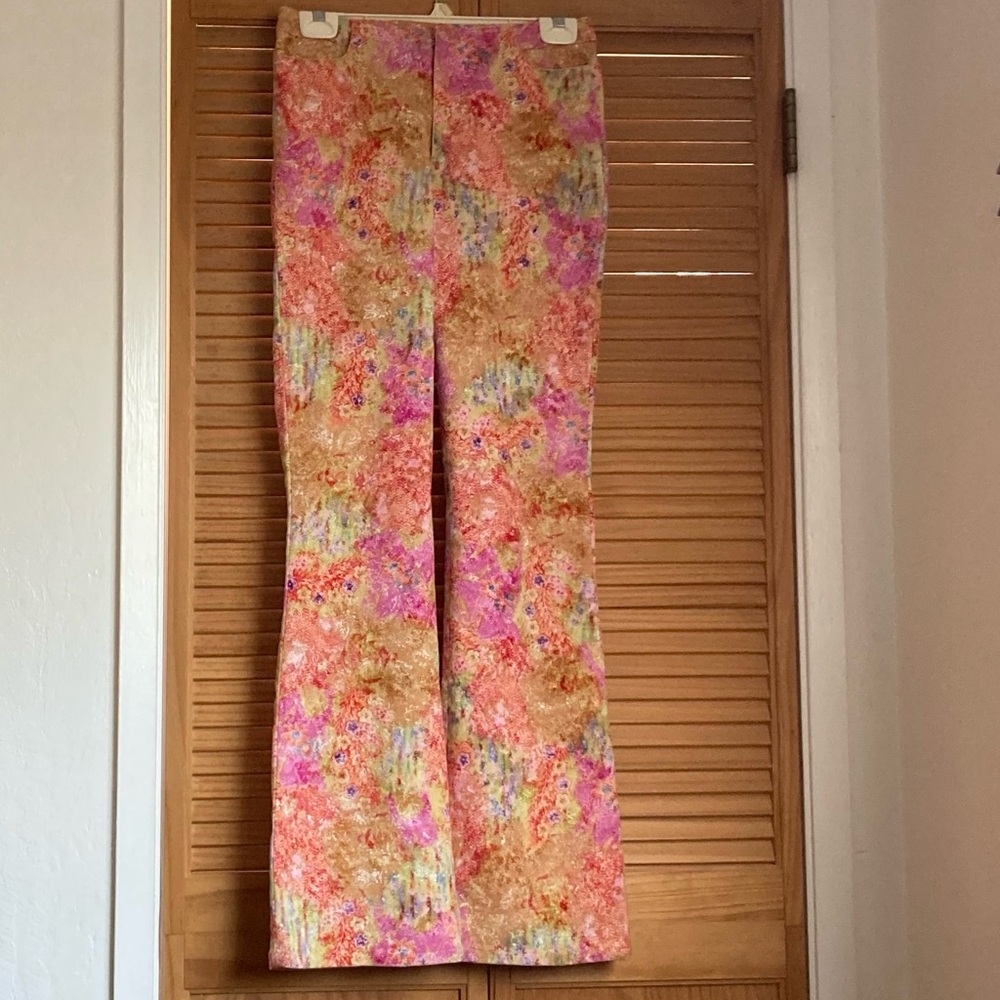 French Laundry Floral Multicolor Pants